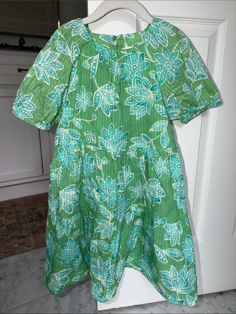 Zara girls’ panel floral dress